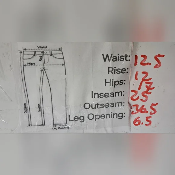 Wilfred Free Women's Faux Leather Pants Black High Waist Size 00 13"" Waist - Picture 14 of 15